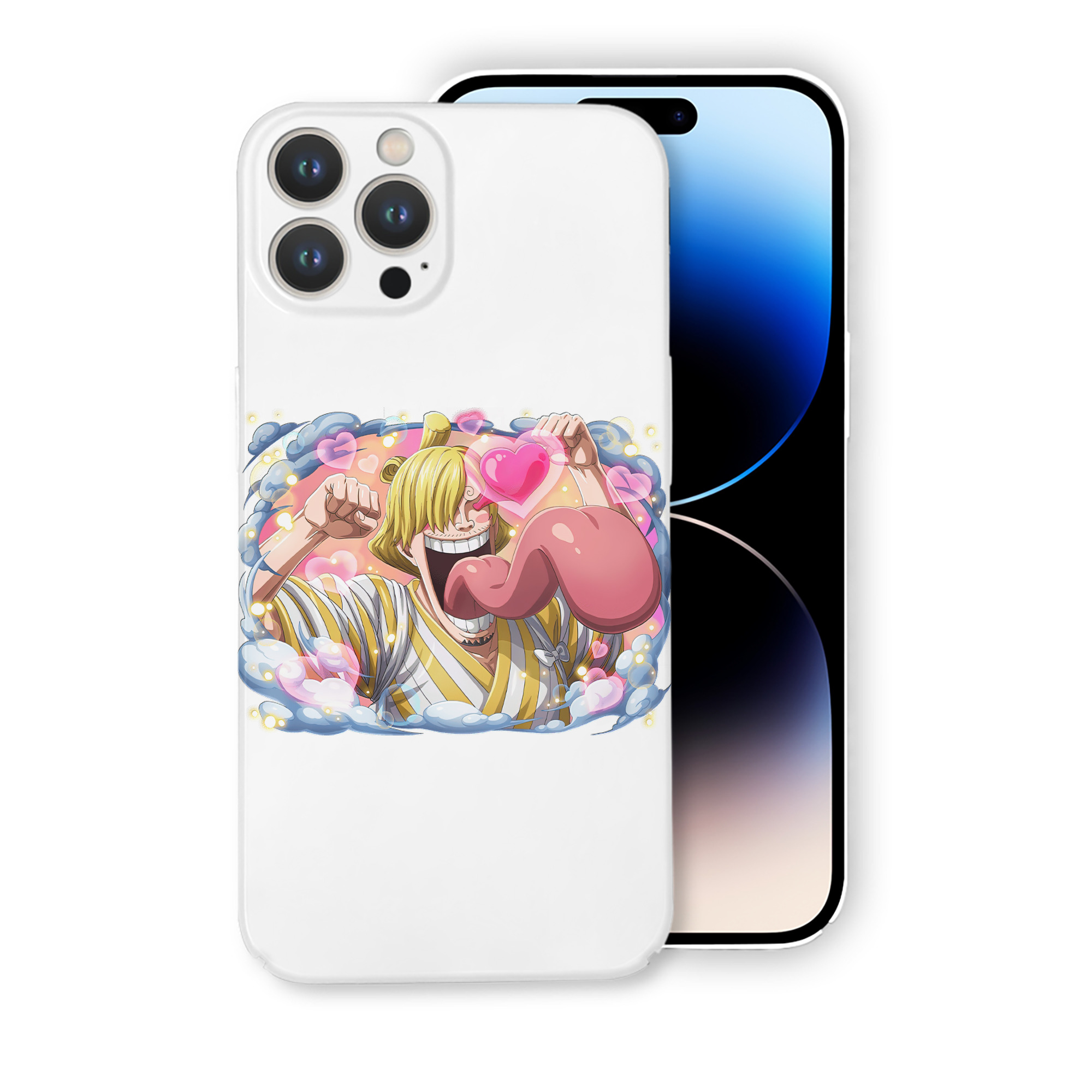 （画像用） ワンピース サンジ ONE PIECE Sanji 【iPhone 14シリーズ対応】ハードケース